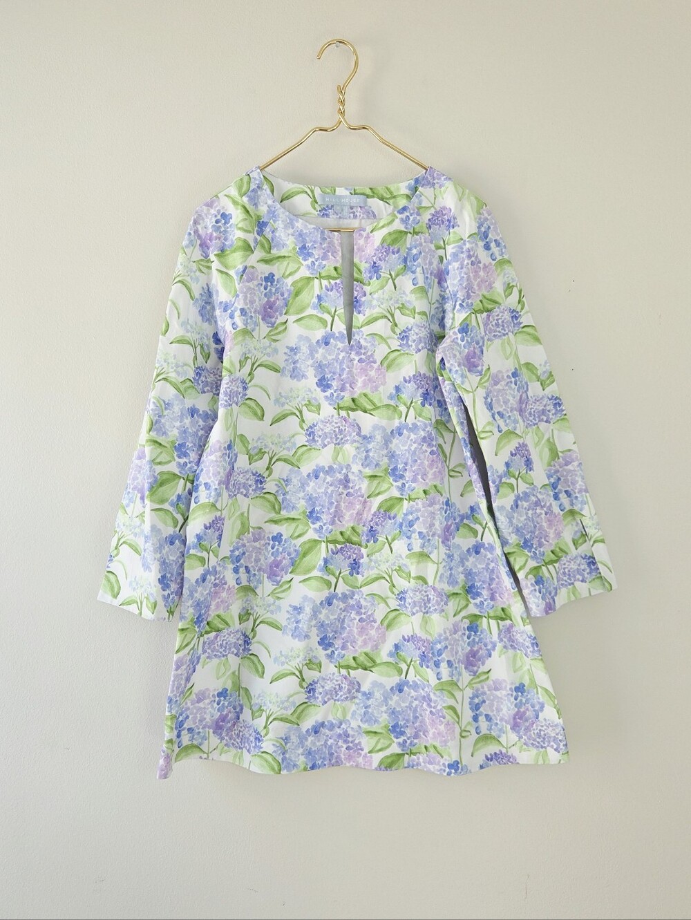 Hill House Artemis dress blue and purple hydrangea Print Small - Picture 5 of 9